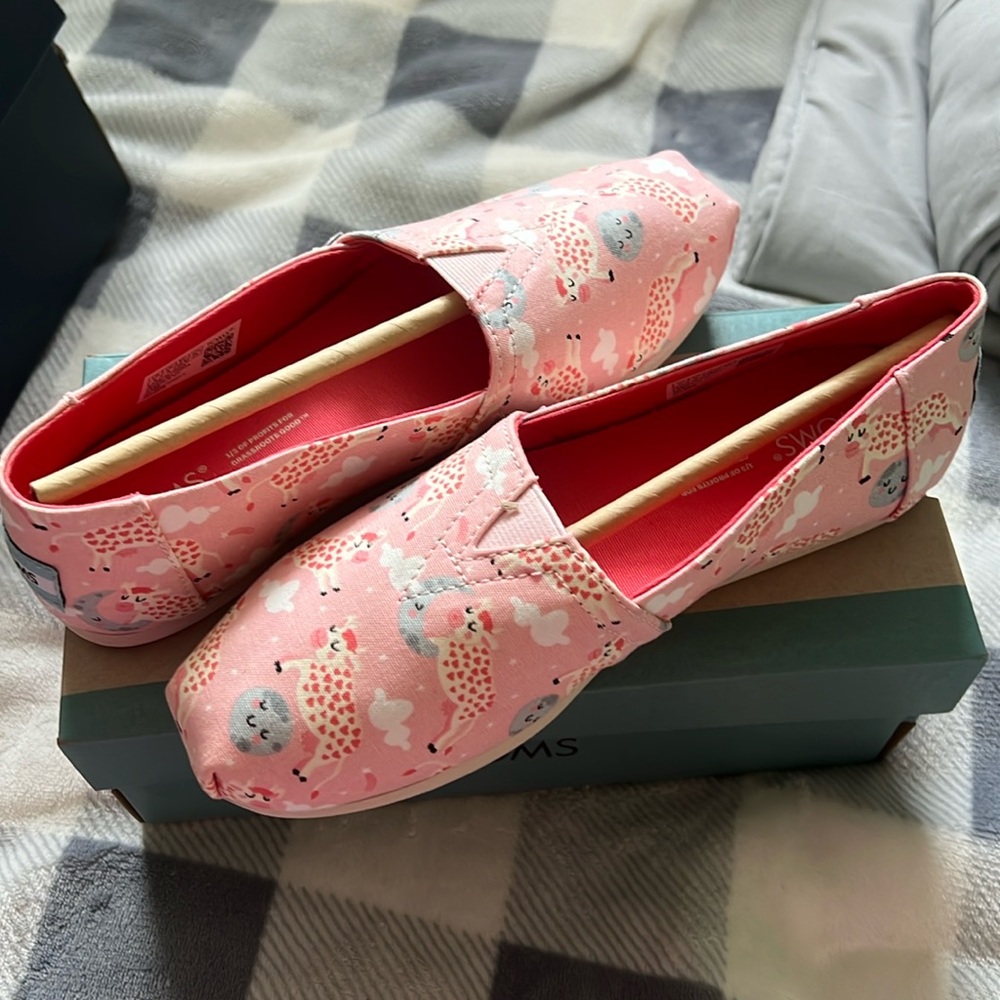 Toms Ortholite Over the Moon Print Size 6